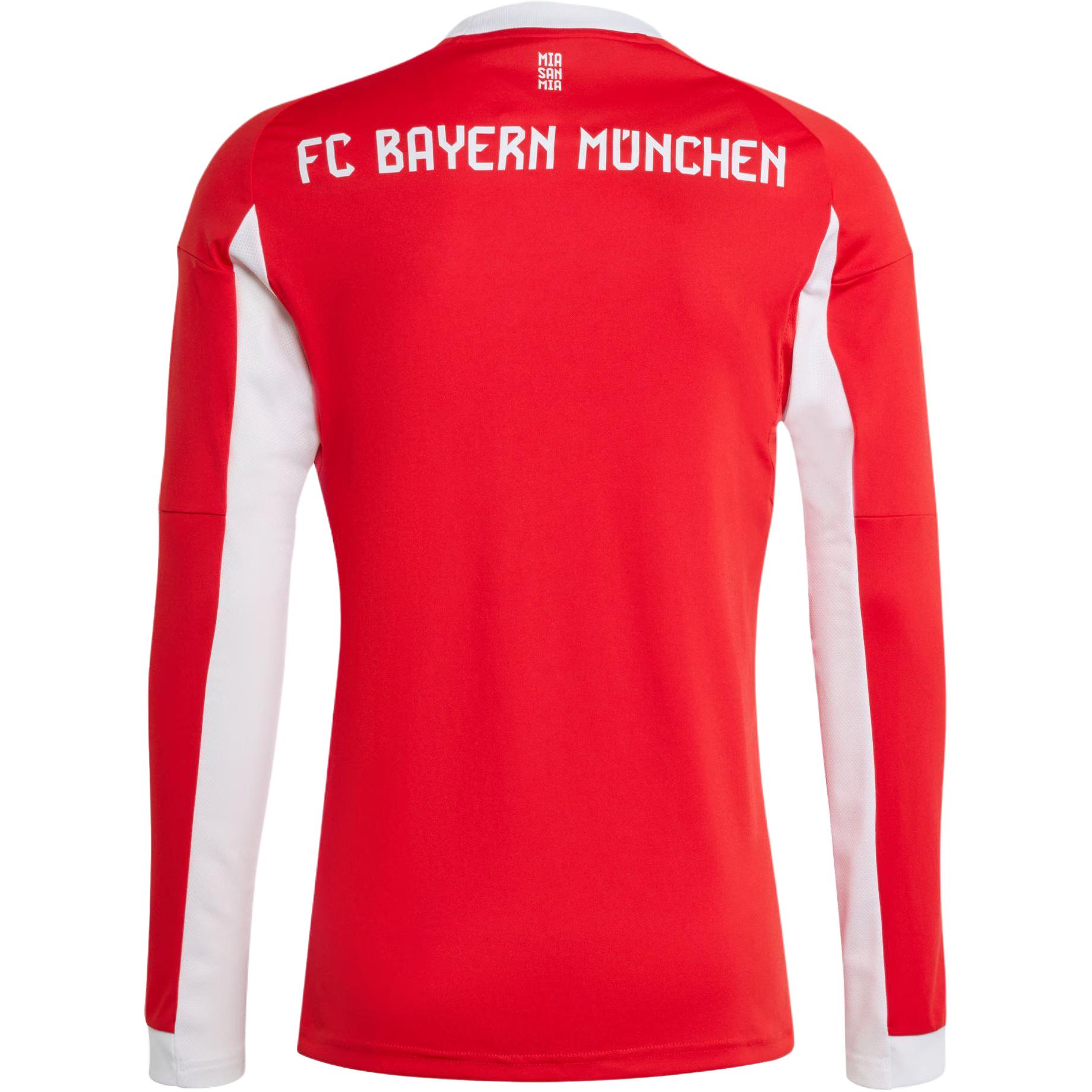 Футболка с длинными рукавами домашняя баварская 25/26 Adidas, ярко-розовый — фото 3