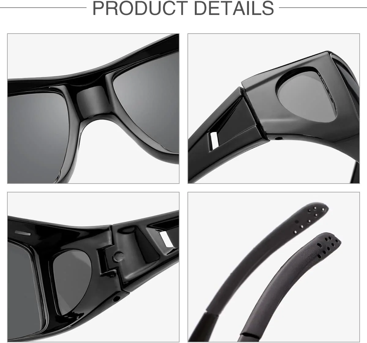 

Поляризованные фотохромные солнцезащитные очки YIMI z87 для вождения, подходящие для мужчин и женщин, для дневного и ночного использования, Black Frame/Grey Lens