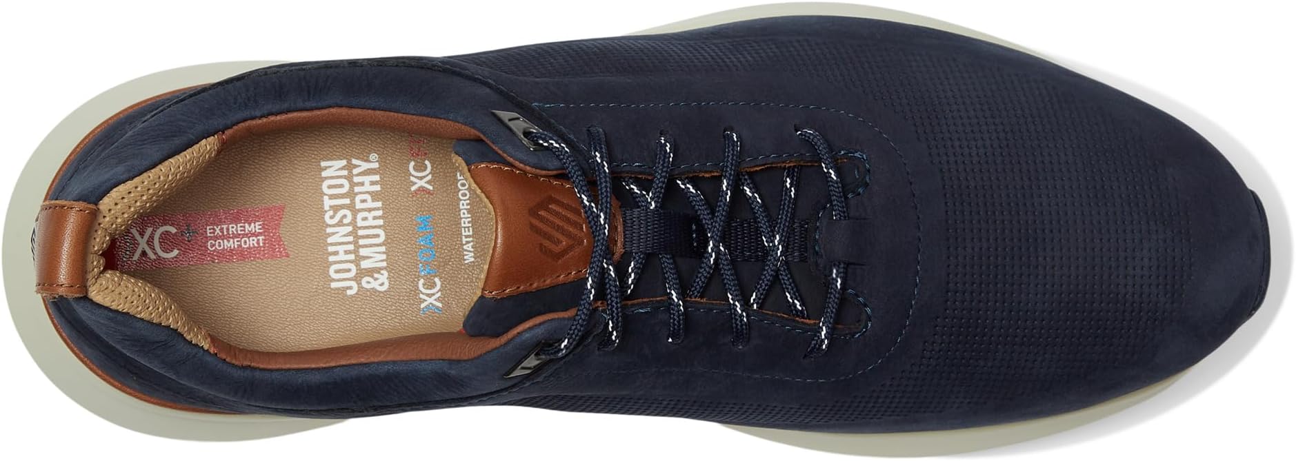 Кроссовки Johnston & Murphy Xc Declan U-throat, цвет Navy Waterproof Nubuck — фото 2