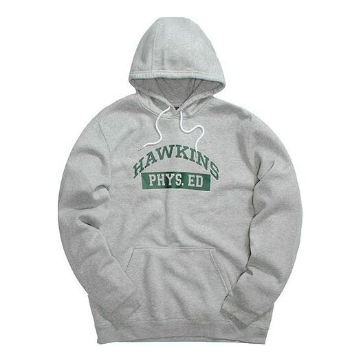 

Толстовка x stranger things hoody crossover us edition gray Nike, серый