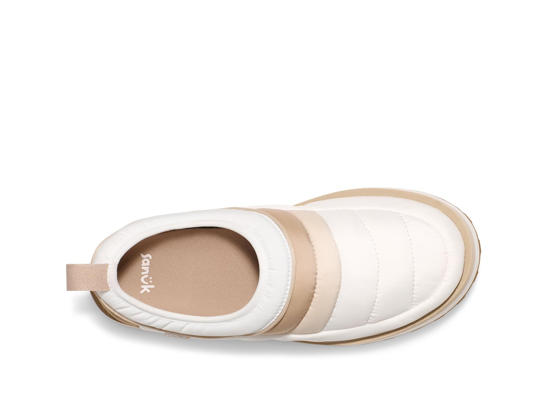 Лоферы Sanuk Puffy Chiller Low 2 Glam, цвет Champagne — фото 2