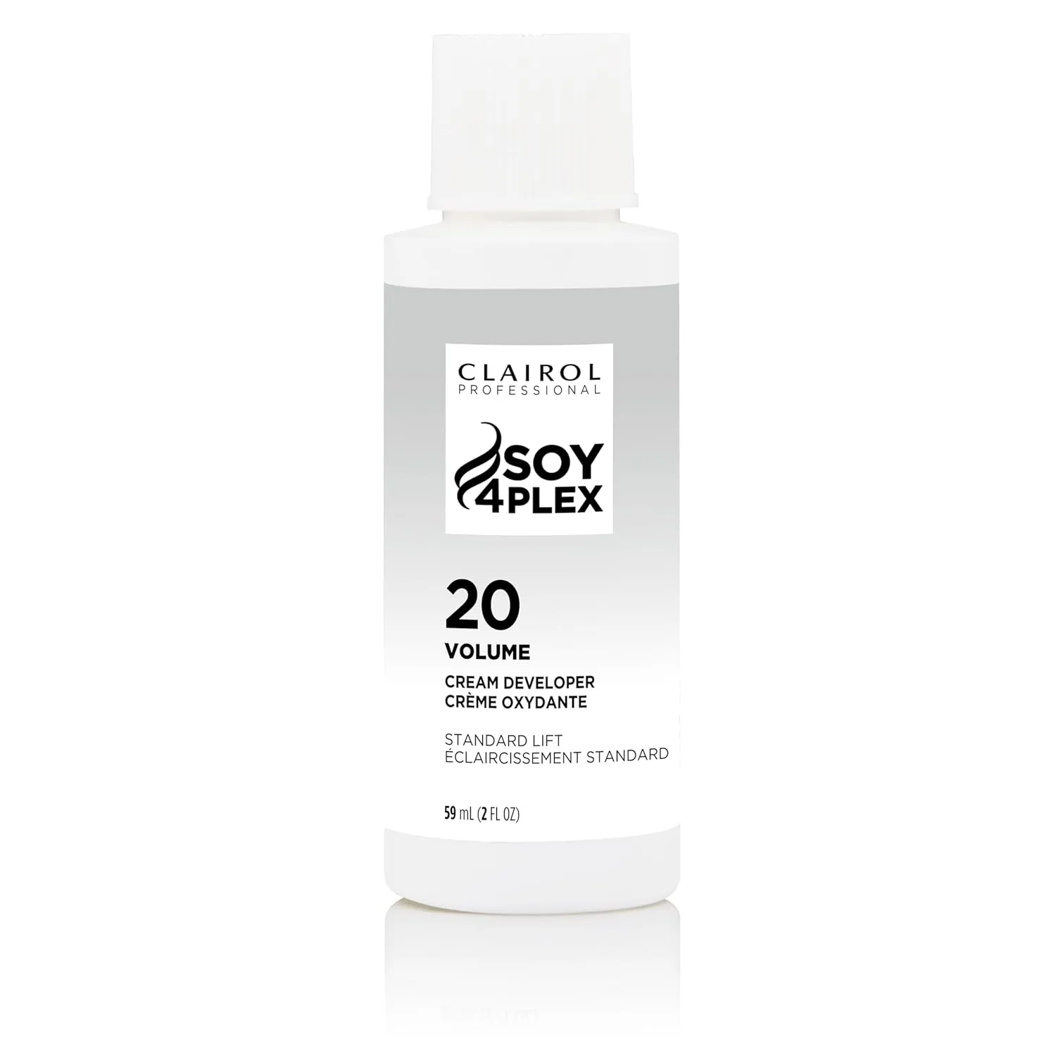 Clairol Professional Crème Permanente 20 Volume Hair Developers для окрашивания, осветления и подъема тона с глубоко кондиционирующей формулой 59 мл (1 шт.), Crème 20 Volume, 2 oz