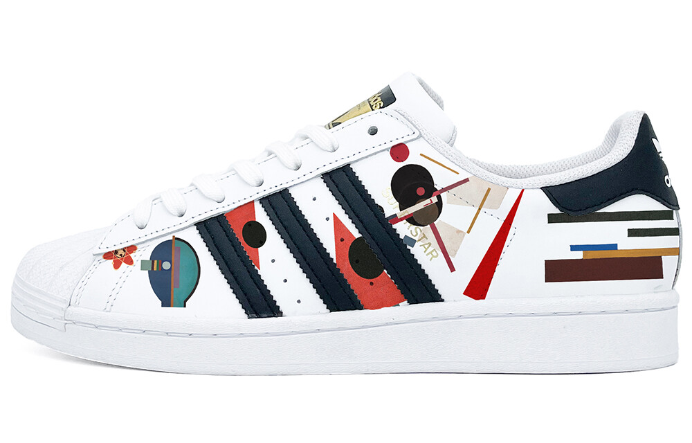 

Кроссовки adidas originals Superstar Series Lifestyle Shoes Unisex Low-top Black/White, белый