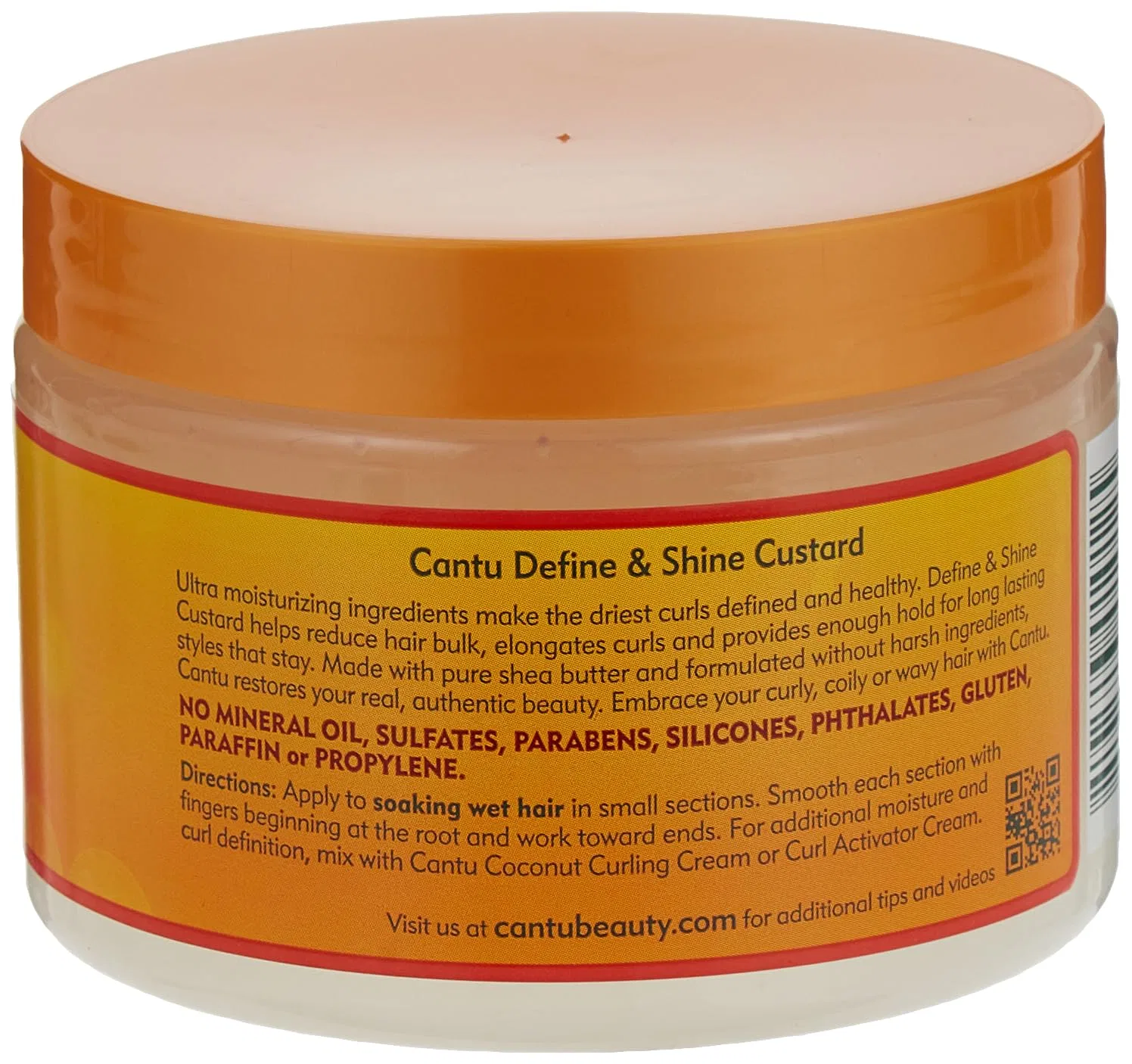 Набор крема для укладки волос Cantu Natural Hair Define and Shine Custard, 3 шт. Cantu — фото 2