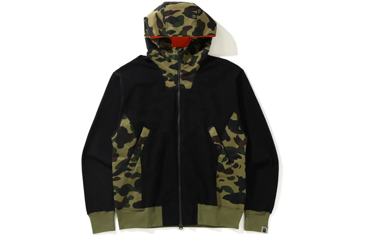 

Толстовка мужская A Bathing Ape, оливково-зеленый