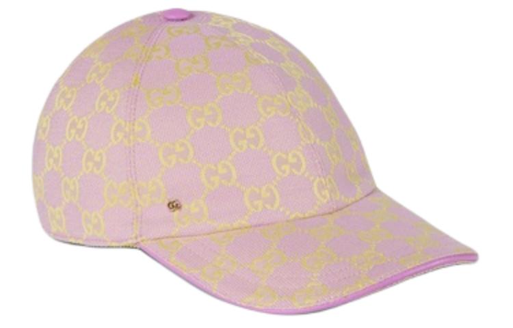 GUCCI Хлопковая бейсболка женская розовая, Pink — фото 3