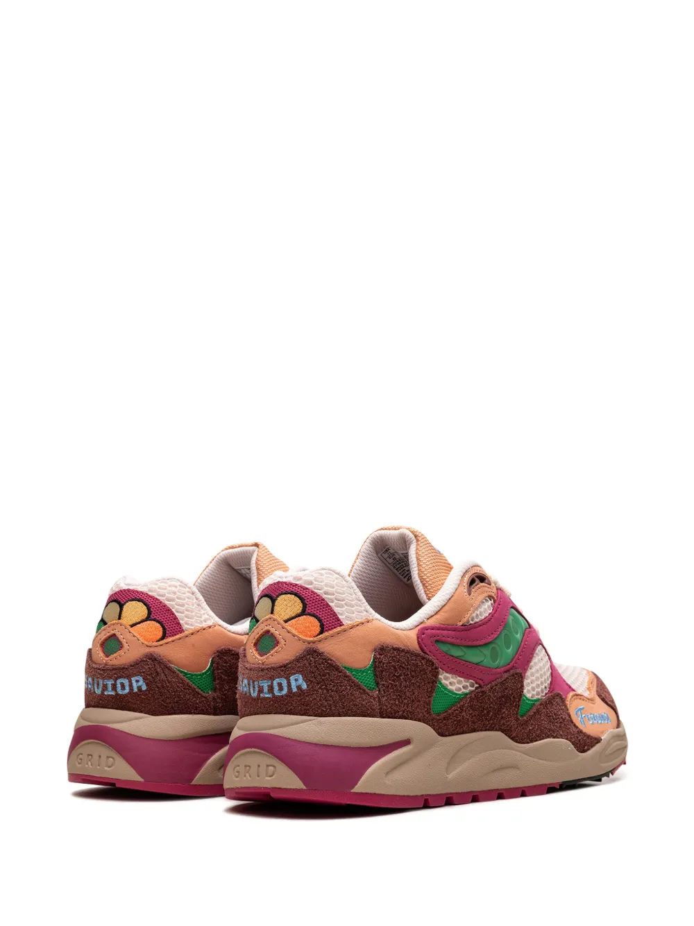 Кроссовки Grid Shadow 2 What's the Occasion? из коллаборации с Jae Tips кроссовки Wear To The Party Saucony, коричневый — фото 3