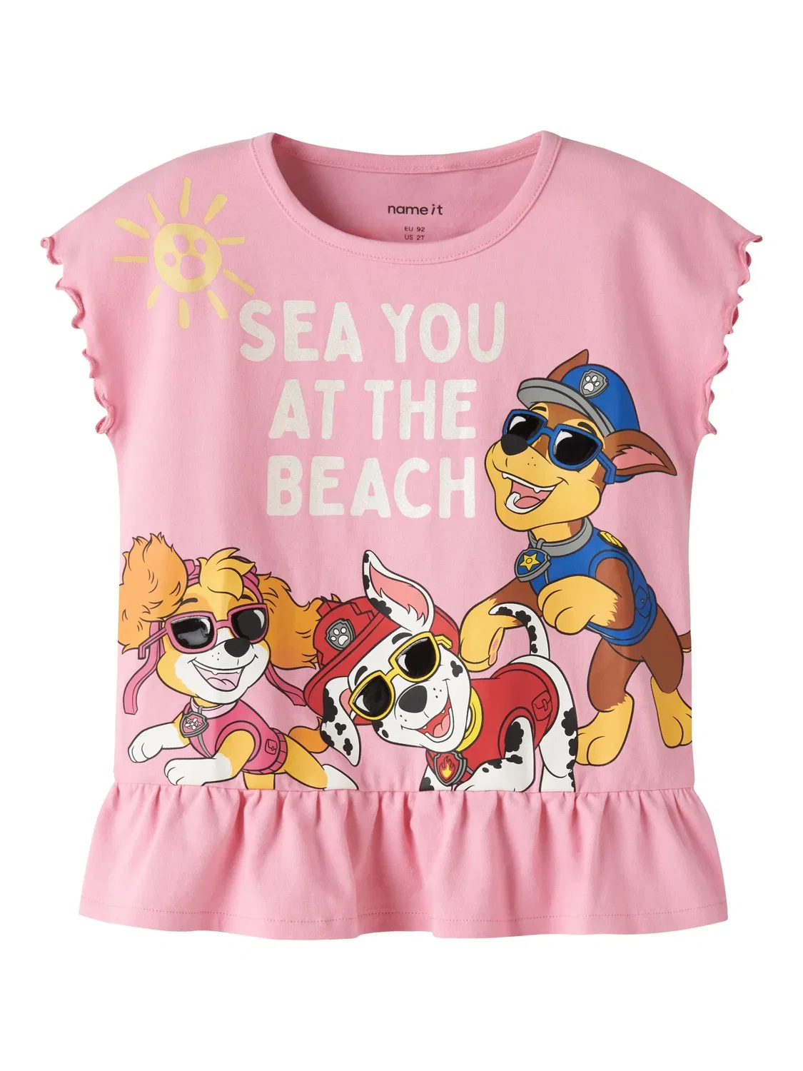 Топ Paw Patrol с принтом, Name it, pink drink