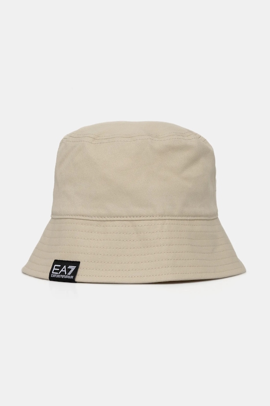 

Хлопковая шляпа Ea7 Emporio Armani, бежевый