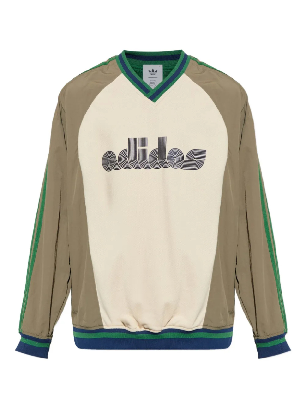 

Толстовка с цветным логотипом Adidas x Brain Dead Originals, зеленый