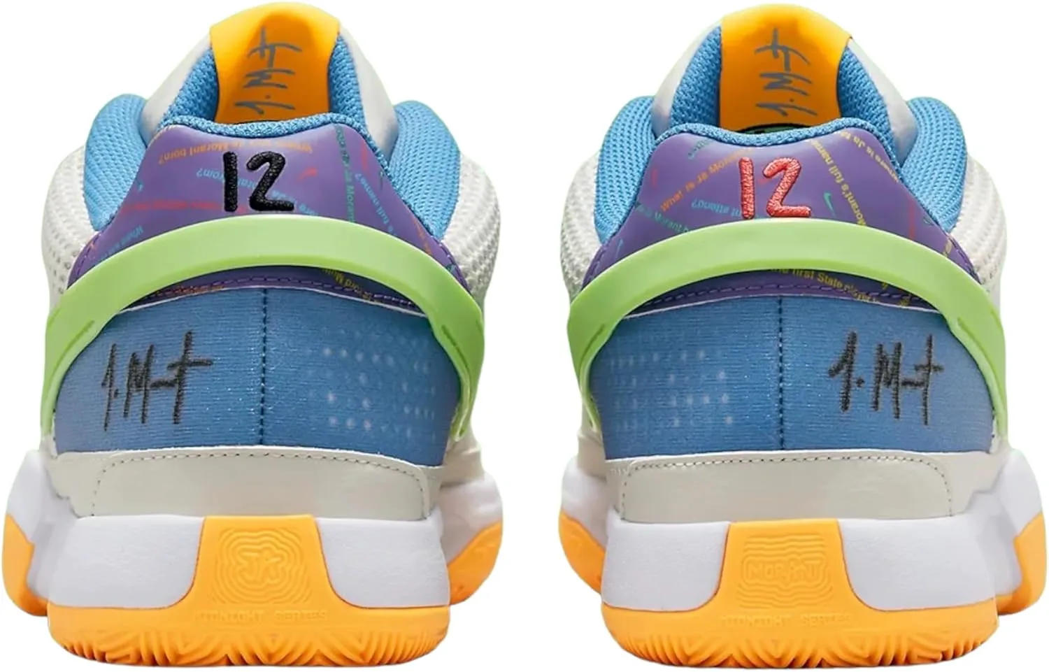 Баскетбольные кроссовки Nike Men's Ja 1, зеленый — фото 4