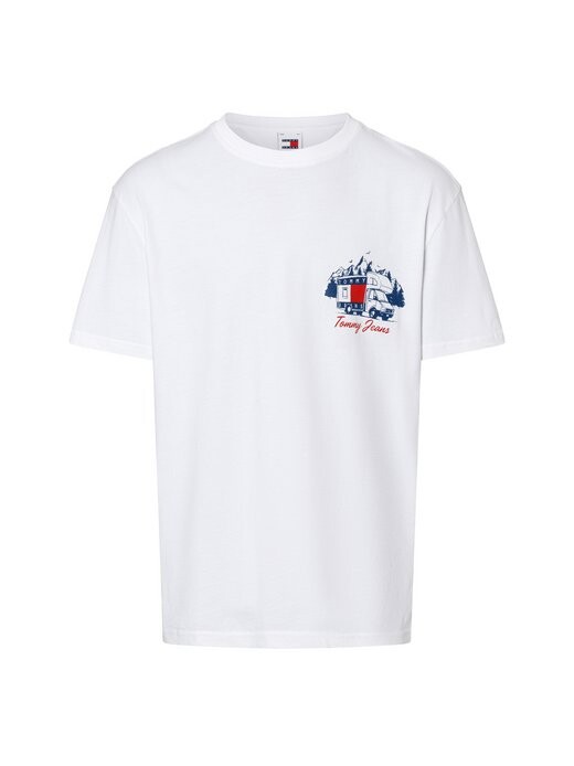 

Футболка томми хилфигера Tommy Jeans, белый