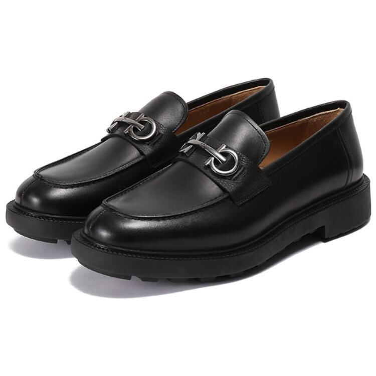Туфли мужские низкие Ferragamo, черный — фото 3