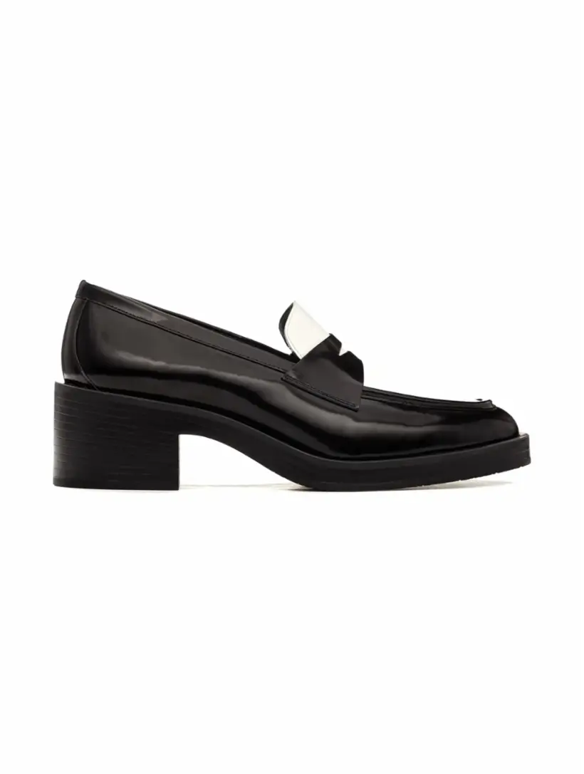 

Кожаные пенни-лоферы Stuart Weitzman, мультиколор
