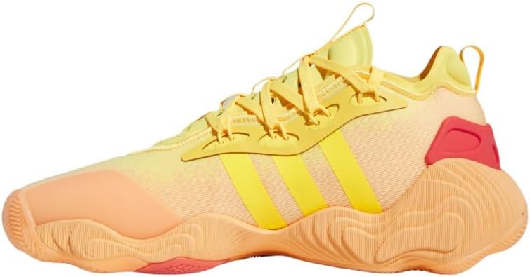 Кроссовки Adidas для взрослых, унисекс, модель Trae Young 3 Low, оранжевый/алый — фото 4