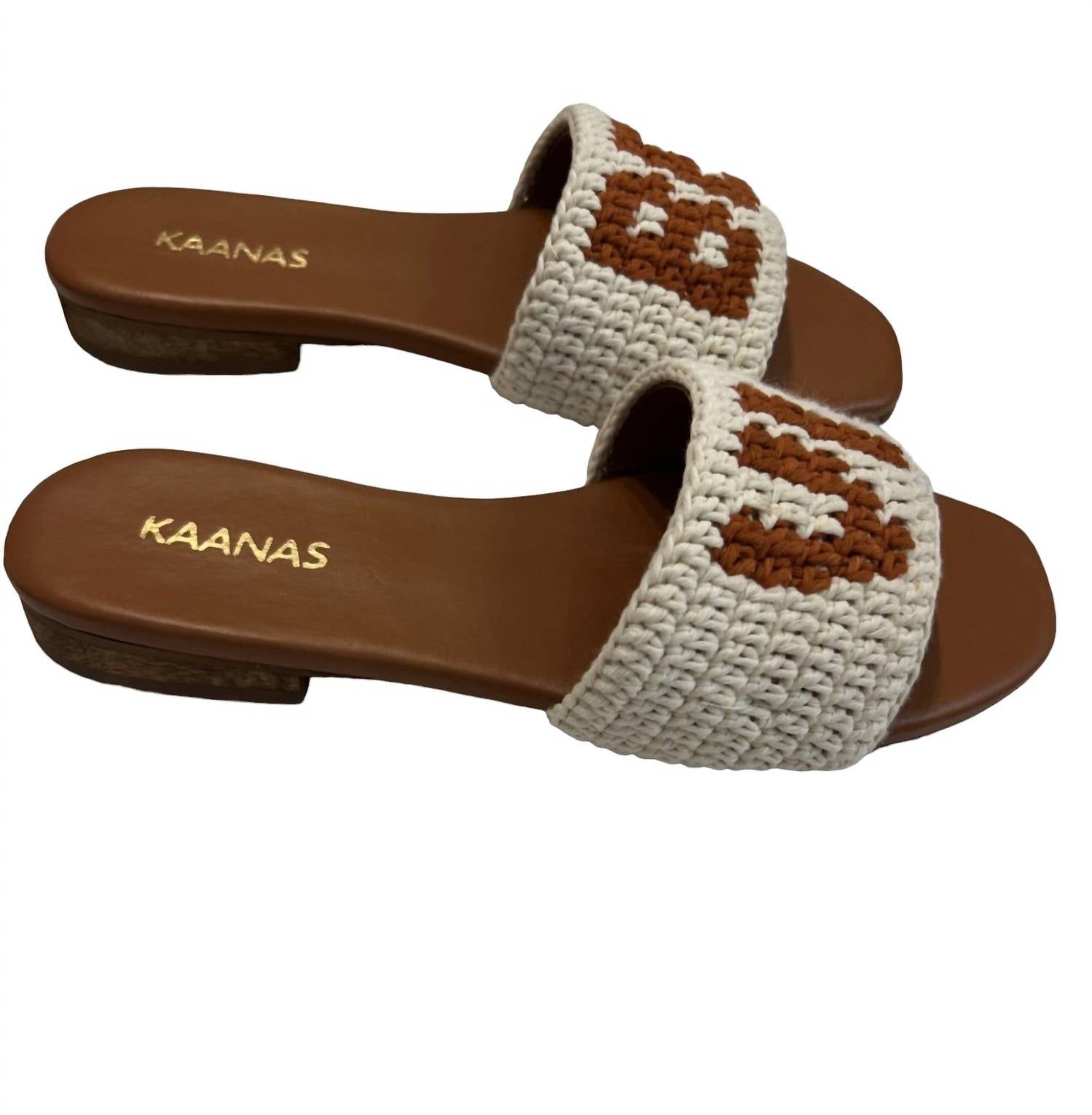 Женские сандалии Vibe в цвете Brandy KAANAS