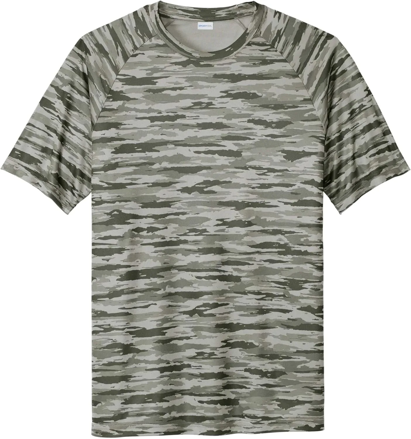 

SPORT-TEK Unisex Drift Camo Tee | футболка для тренировок с камуфляжным принтом