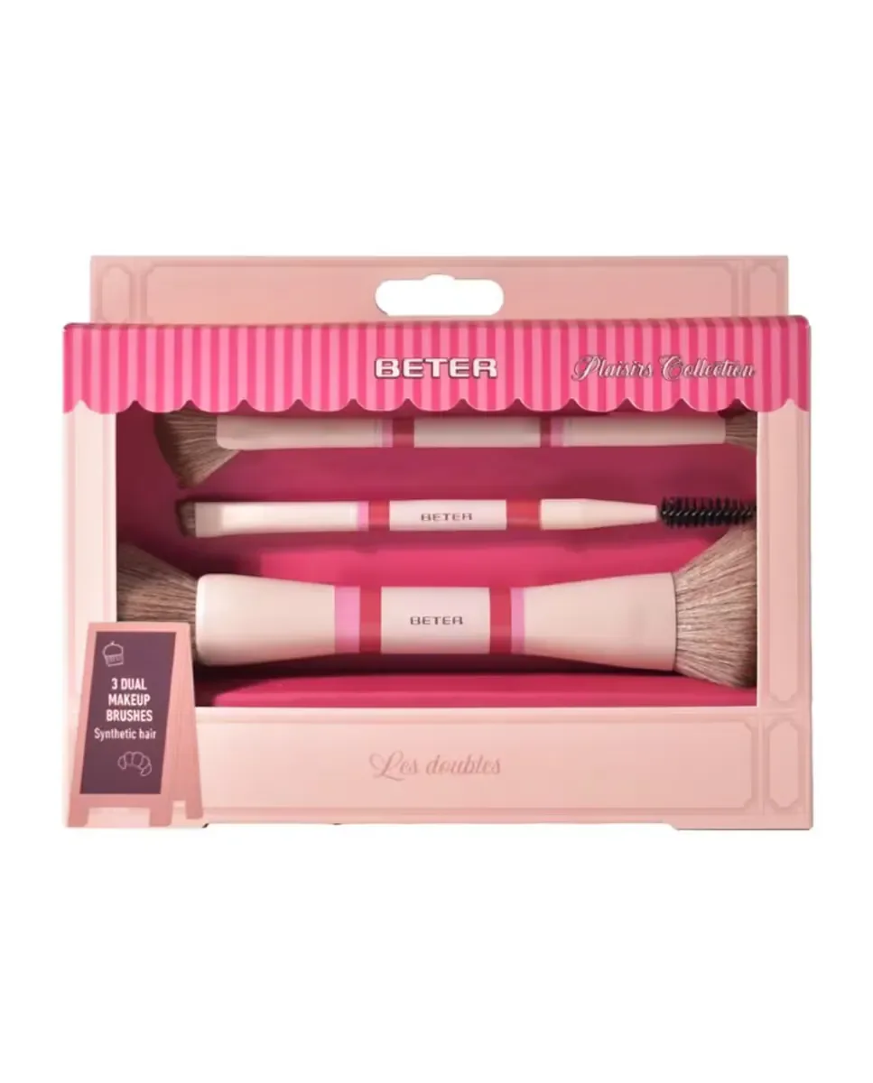 Набор из 3 кистей Les Doubles Plaisirs Collection Beter