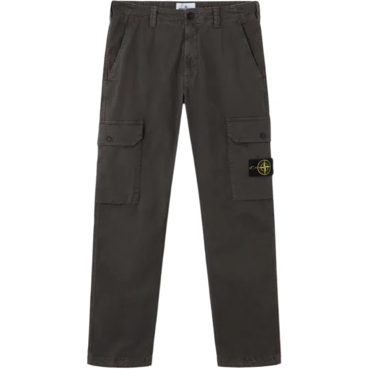 Карго-брюки с патчем Stone Island Charcoal Gray