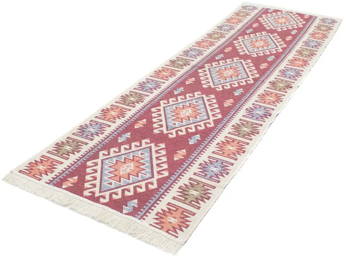 

Шерстяной ковер Morgenland "Kilim Carpet Ariz", прямоугольный, чистый хлопок 120х180 см, красный