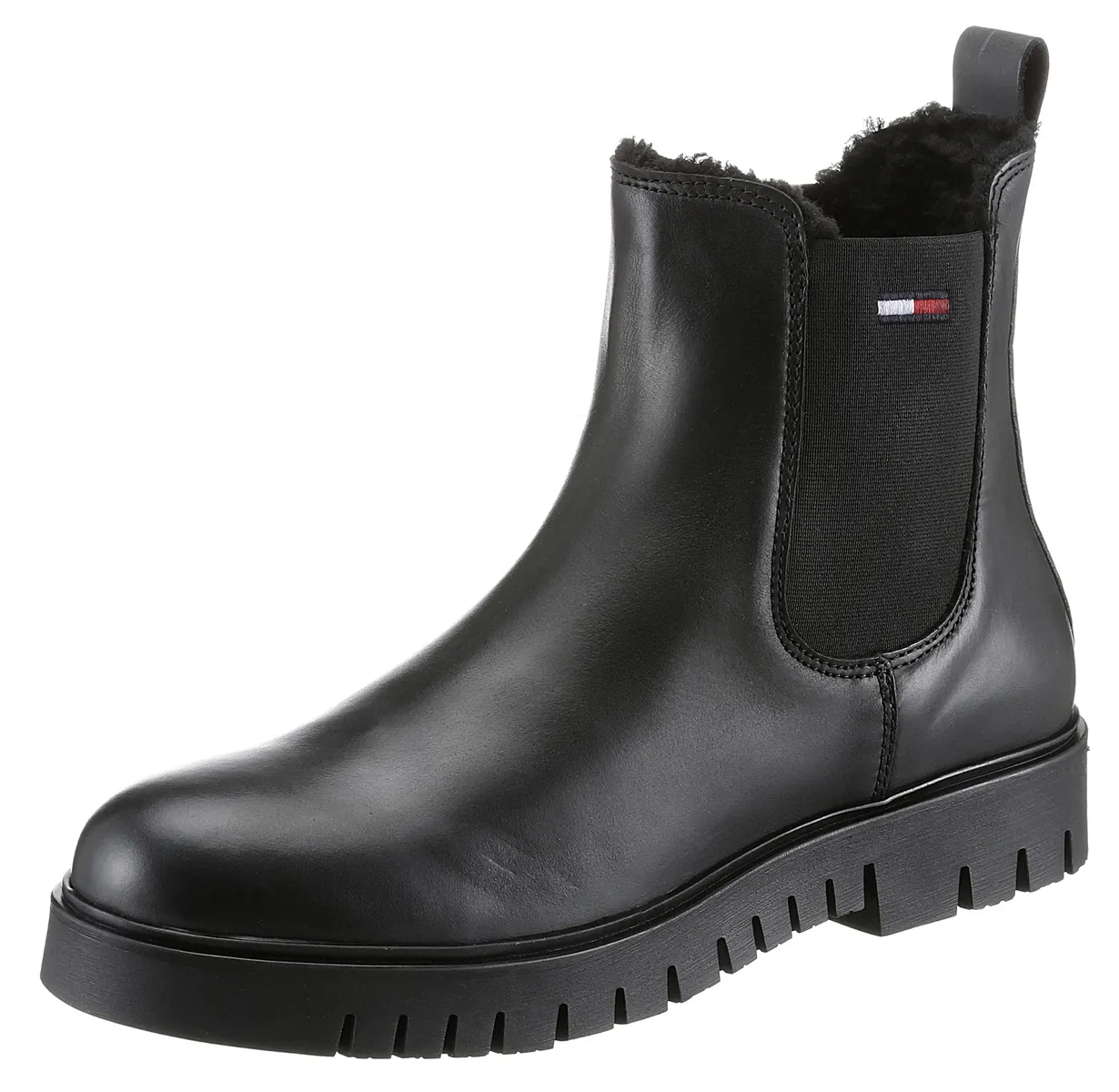 

Зимние ботинки Tommy Jeans "WARMLINED CHELSEA BOOT", на профильной подошве, черный