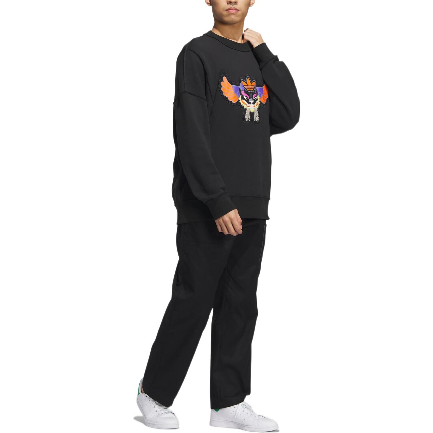 Оригинальные мужские спортивные штаны All Things Tracing Series Knit, черные Adidas, черный — фото 3