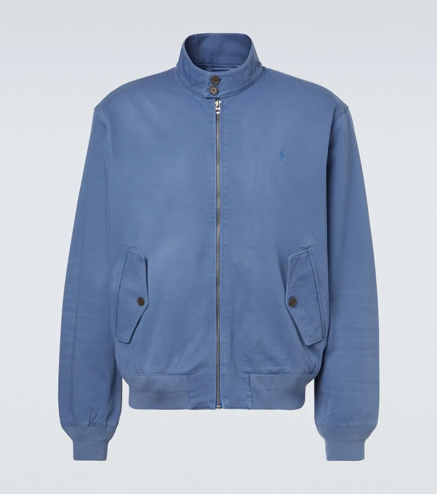 Хлопковая куртка-чинос Bedford Polo Ralph Lauren, синий