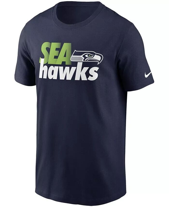 Мужская футболка команды Seattle Seahawks Hometown Collection Team Nike — фото 2