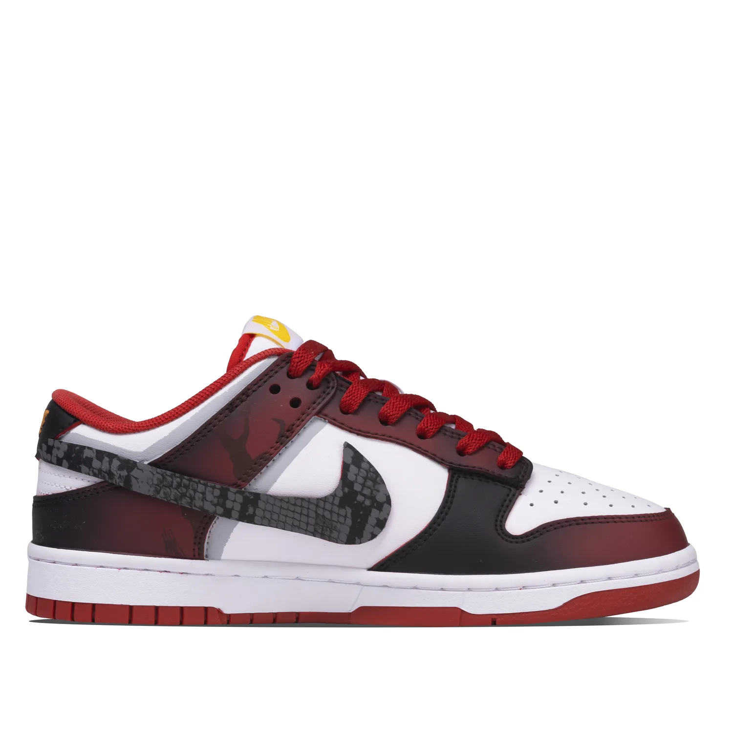Nike Dunk Auspicious Horse Brings Fortune Coverage Abrasion Resistant Low Top Skateboard Shoes Men's Black Red — фото 3