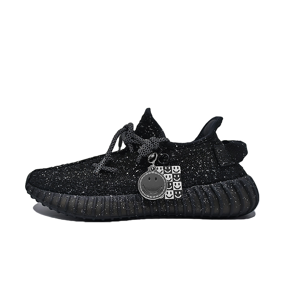 

Adidas Originals Yeezy Boost 350 V2 низкие повседневные кроссовки унисекс черные, цвет Black