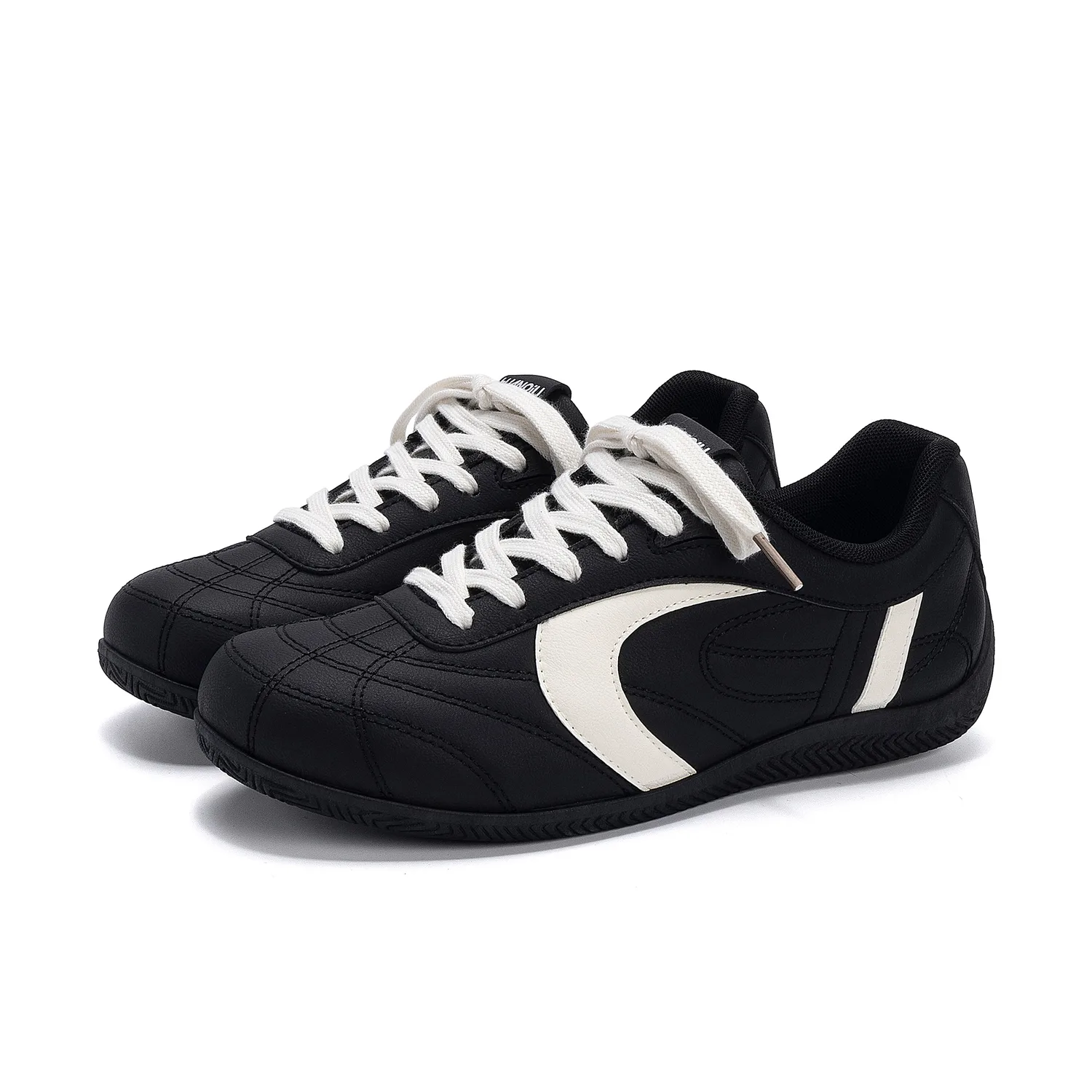 HUANQIU Кроссовки для скейтборда Racing Shoes из синтетической кожи с низким верхом и устойчивостью к истиранию — фото 4