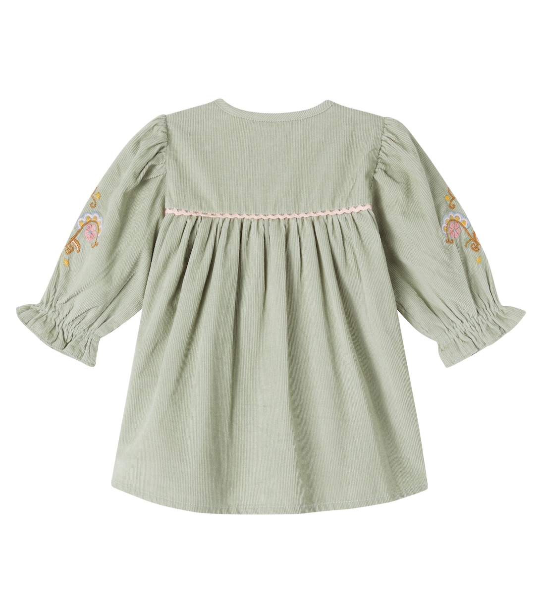 Платье Baby Floriane из хлопкового вельвета Louise Misha, Almond — фото 2