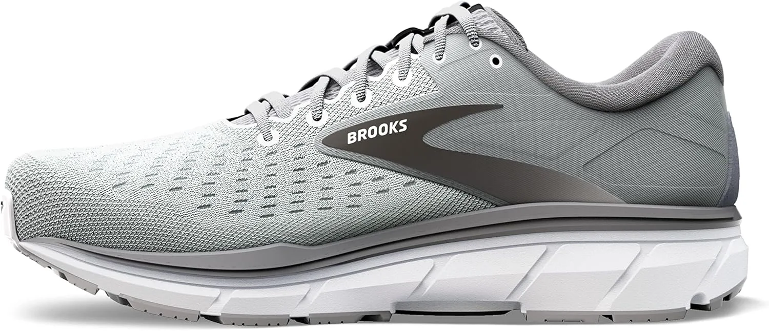 Беговые кроссовки Brooks Men's Dyad 11, серый/черный/белый — фото 3