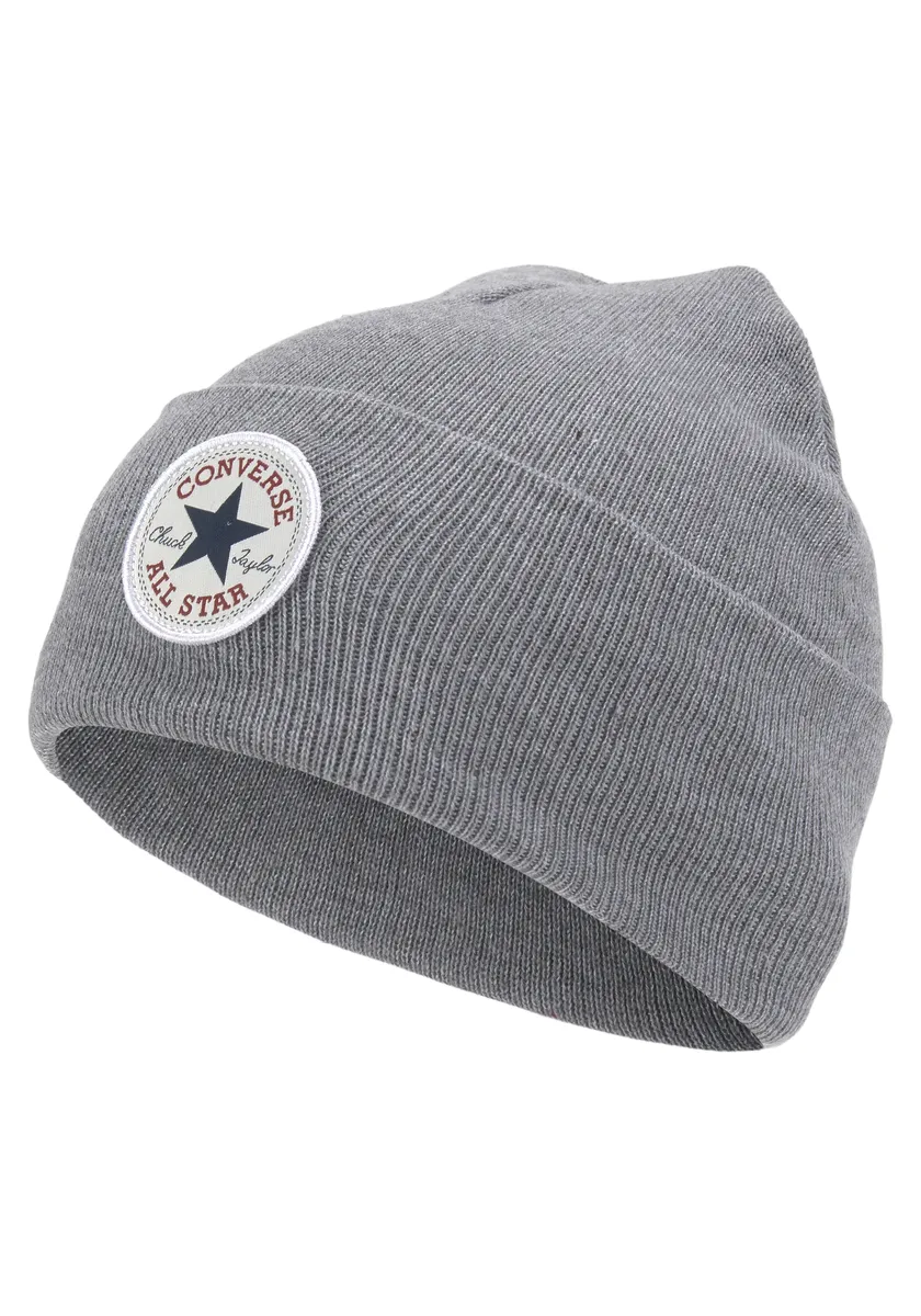 

Вязаная шапка конверс "Chuck Patch Beanie" Converse, серый