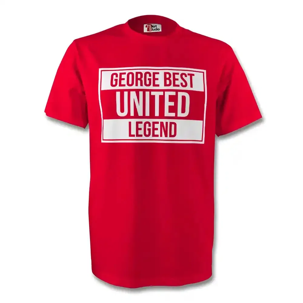 Футболка детская с легендой Манчестер Юнайтед Manchester United Fc, красный