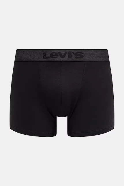 Боксеры из хлопка с эластаном 6 шт Levi's, черный — фото 4