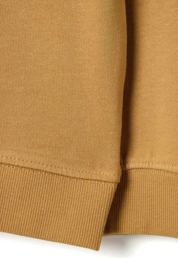 Толстовка оверсайз с круглым вырезом Ovs, Light Tobacco Brown — фото 4