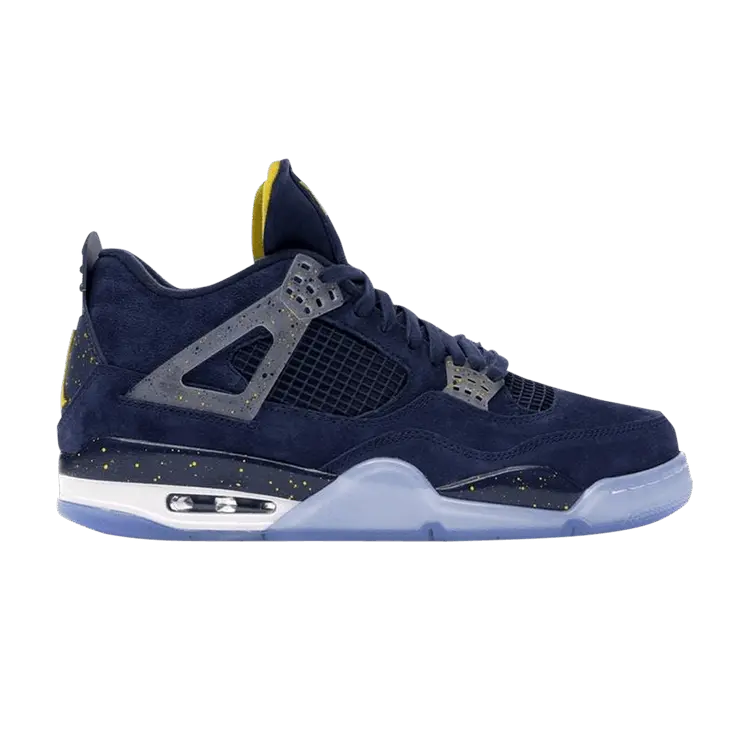 

Кроссовки Air Jordan 4 Retro Michigan WolverinesPE, синий