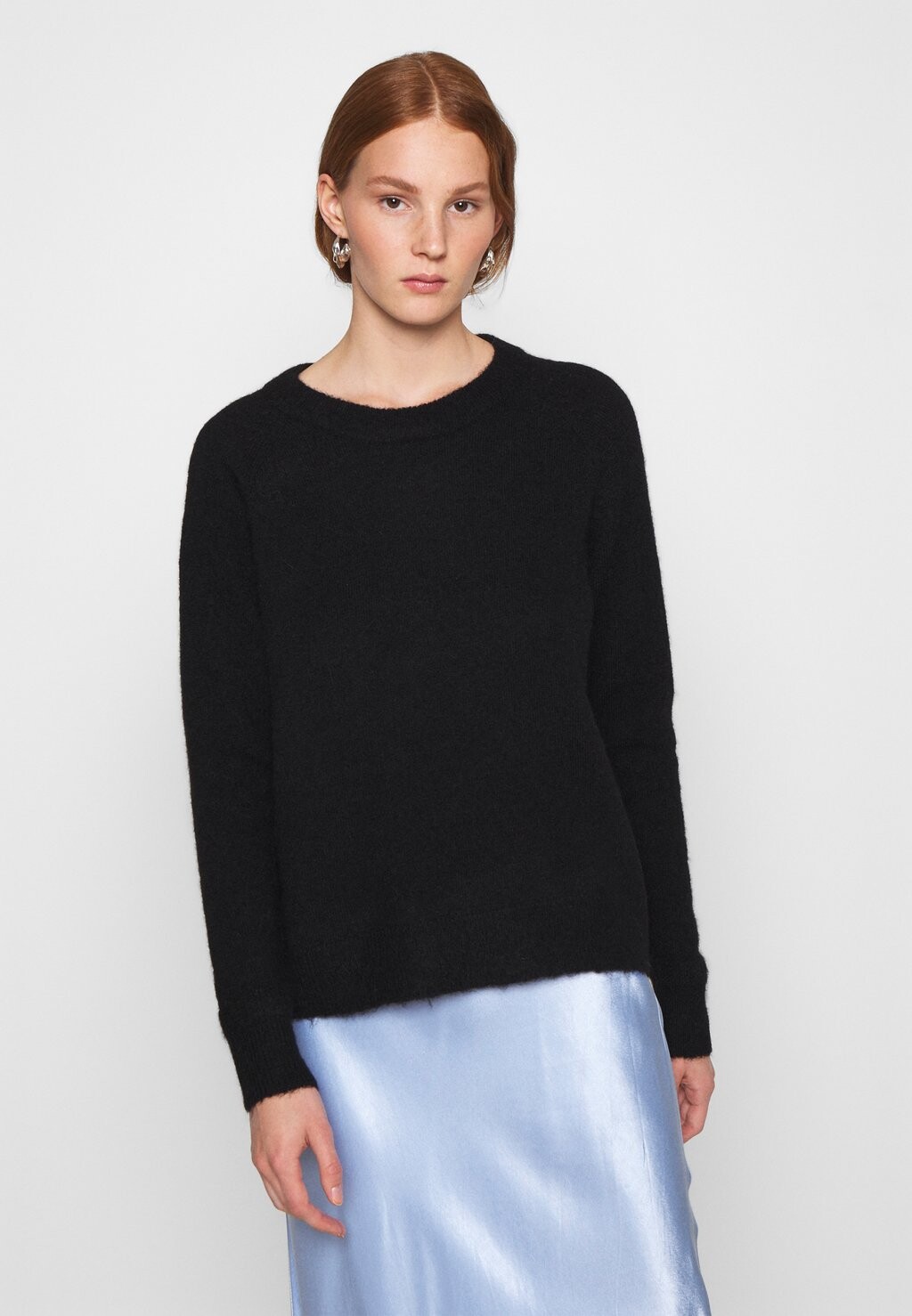 

Свитер LULU LS O-NECKB NOOS Selected Femme, черный