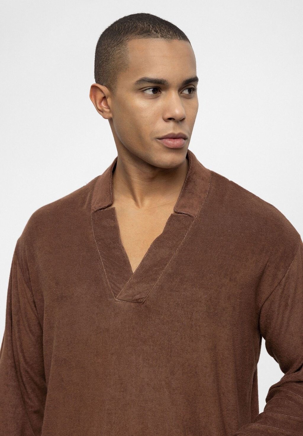 

Топ с длинным рукавом V-Neck Antioch, коричневый