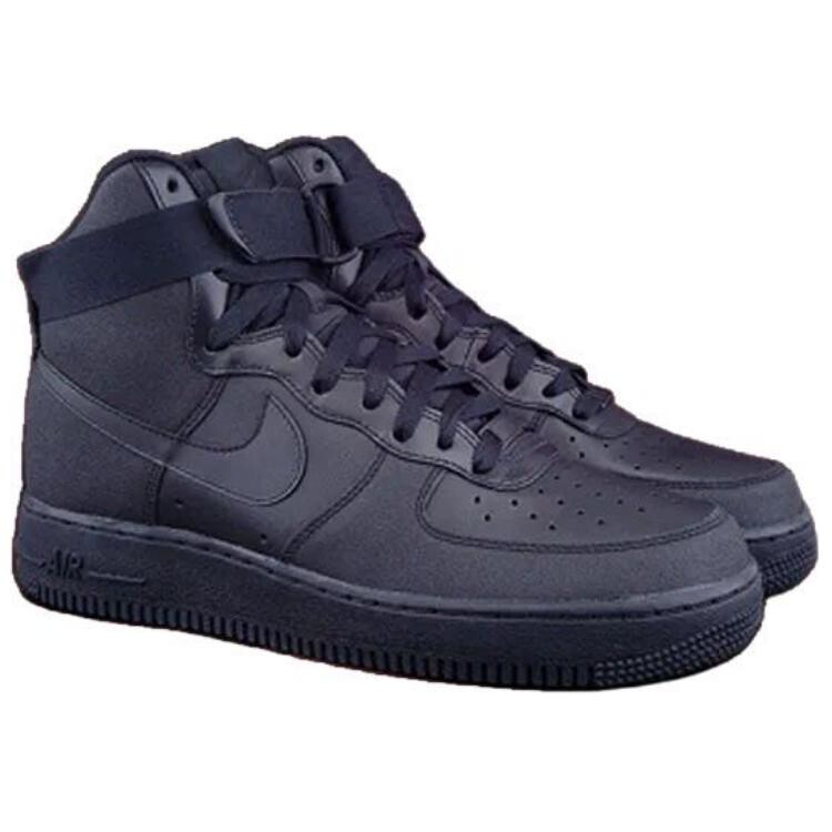 Кроссовки Nike Air Force 1 Skateboarding Shoes Unisex High-top Black, черный — фото 3