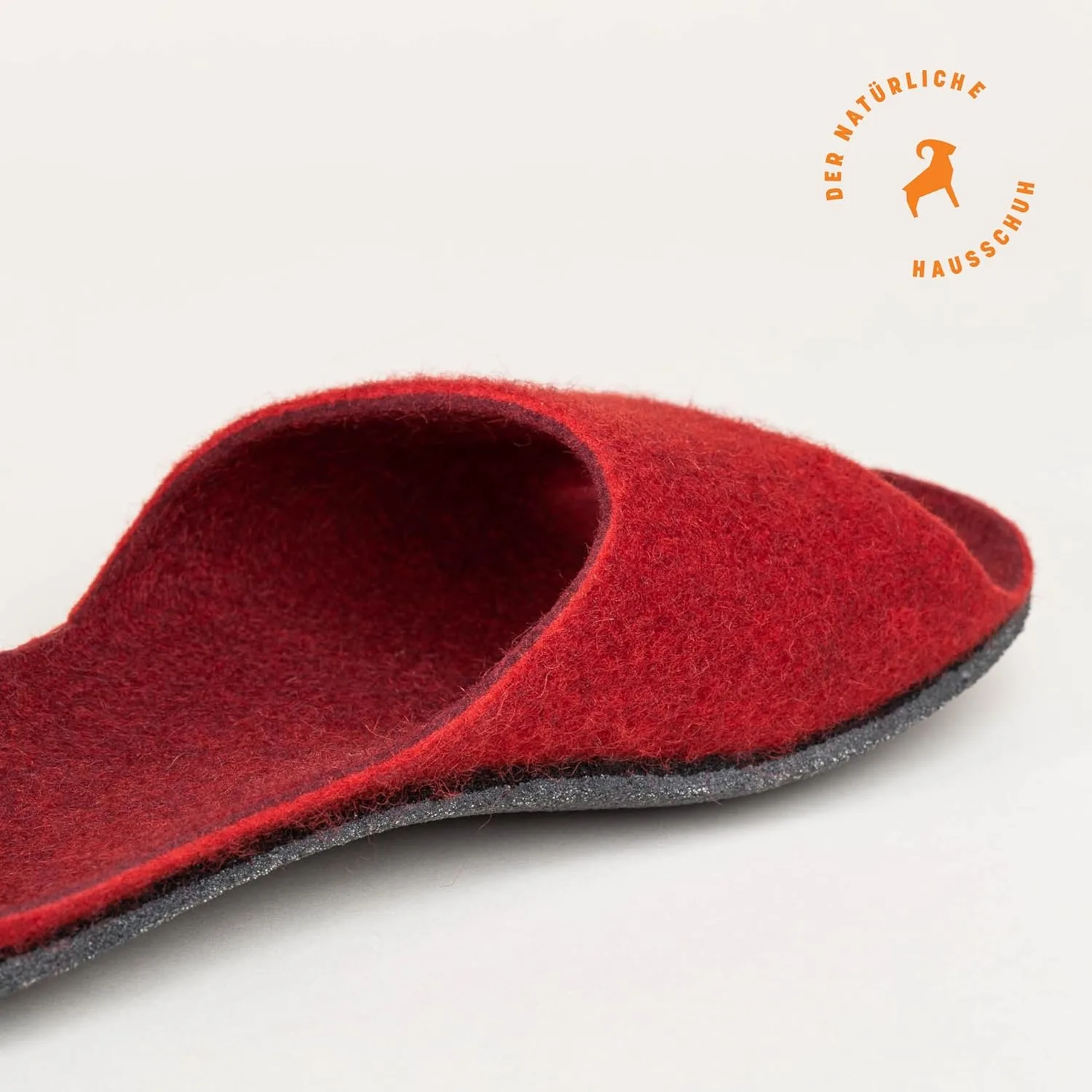 Женские босоножки из шерсти Magicfelt ST 722 - натуральная двухцветная шерсть мериноса | Тапочки с нескользящей анатомической подошвой | Войлочные тапочки унисекс — фото 4