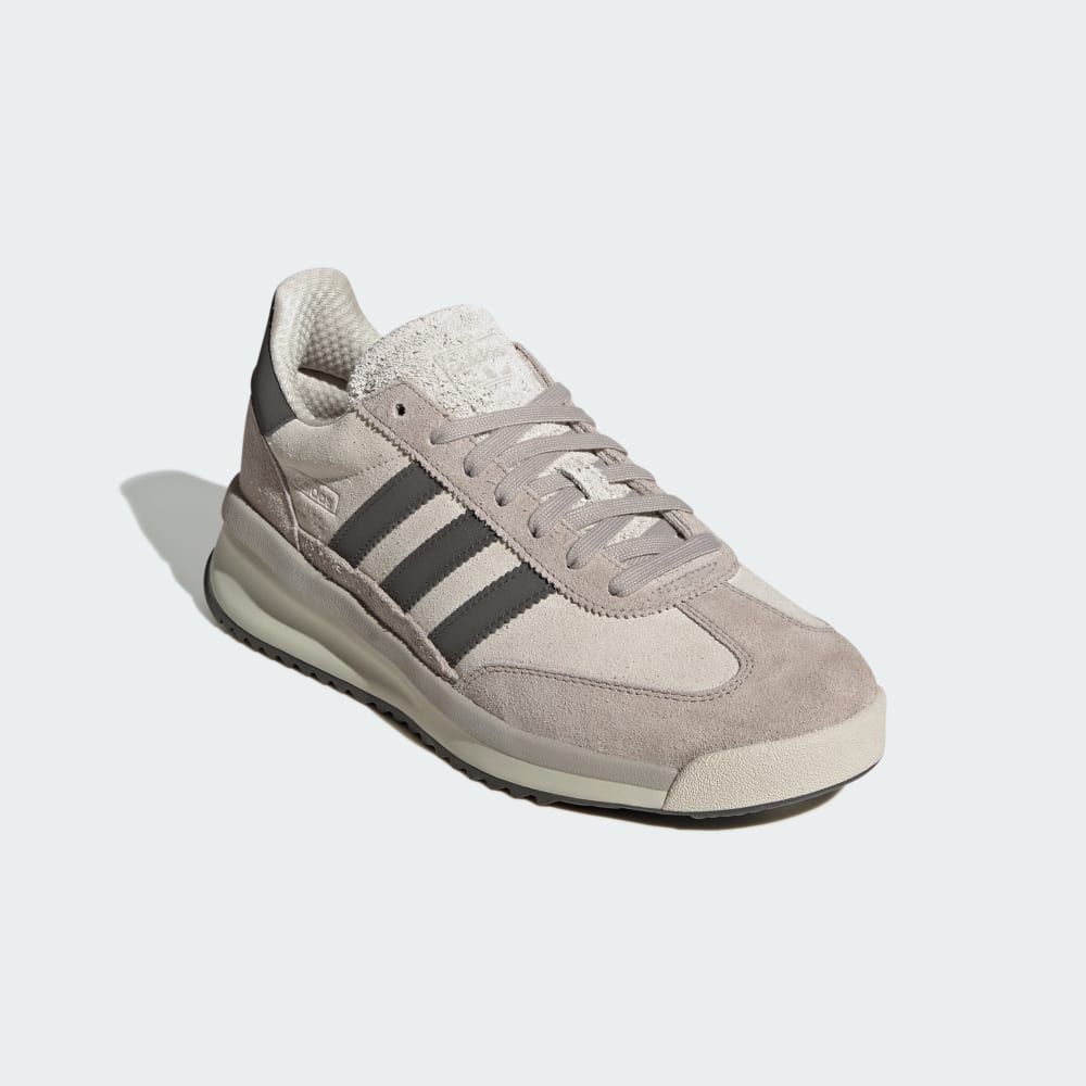 Кроссовки Adidas SL 72 RTN Shoes, цвет Alumina/Shadow Olive/Light Brown — фото 4