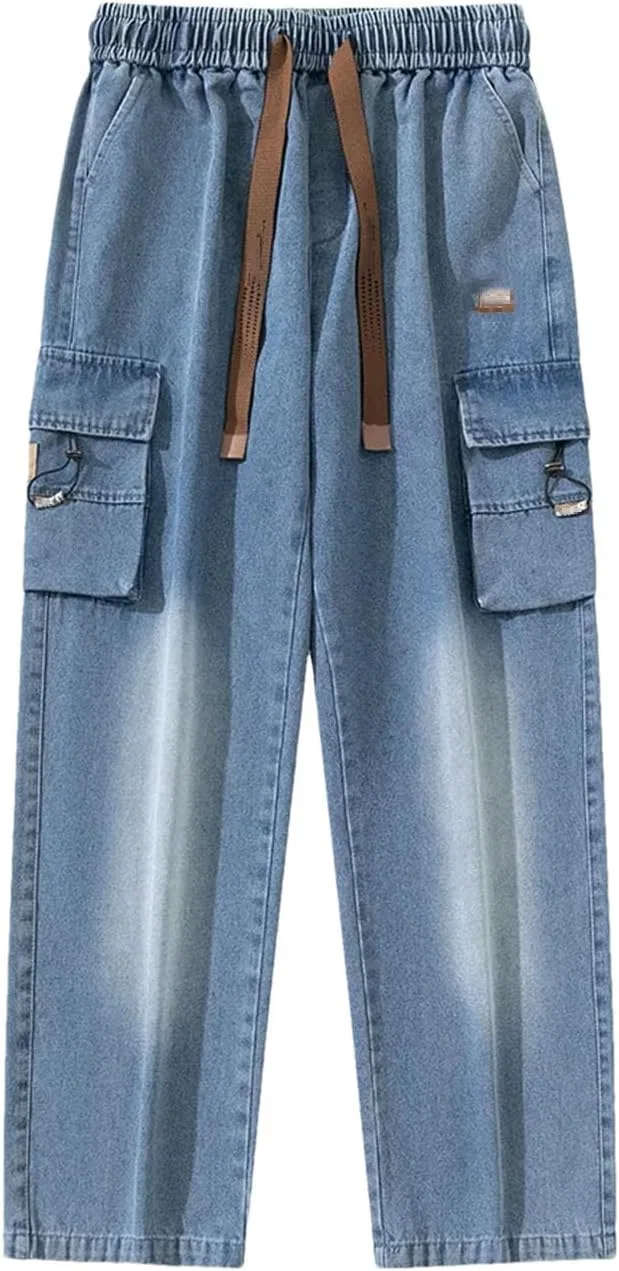 Джинсы мешковатые cargo, 3