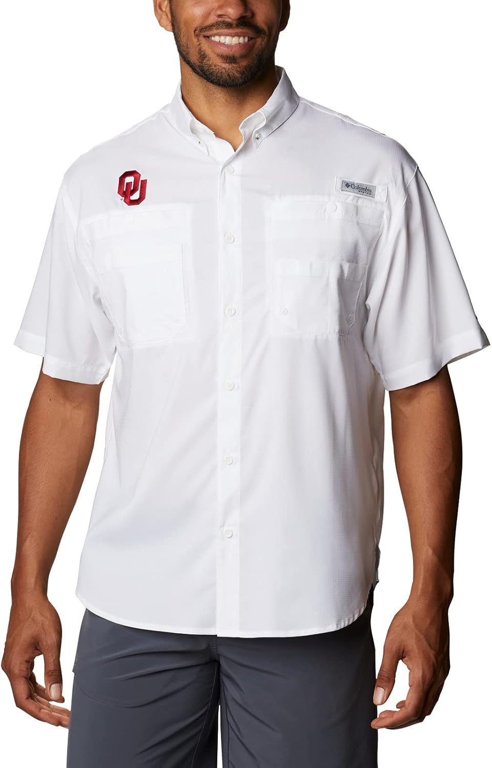 

Мужская футболка Columbia CLG Tamiami с коротким рукавом, Ok - White