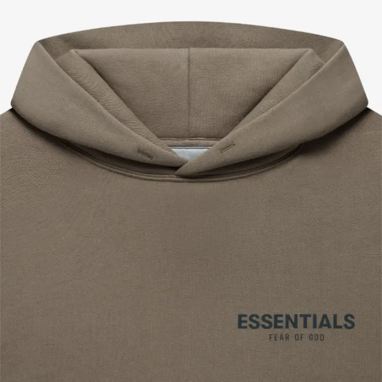 Детский свитшот Fear Of God Essentials, пшенично-коричневый — фото 4