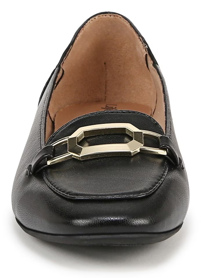 Лоферы Celine Lifestride, black faux leather — фото 3