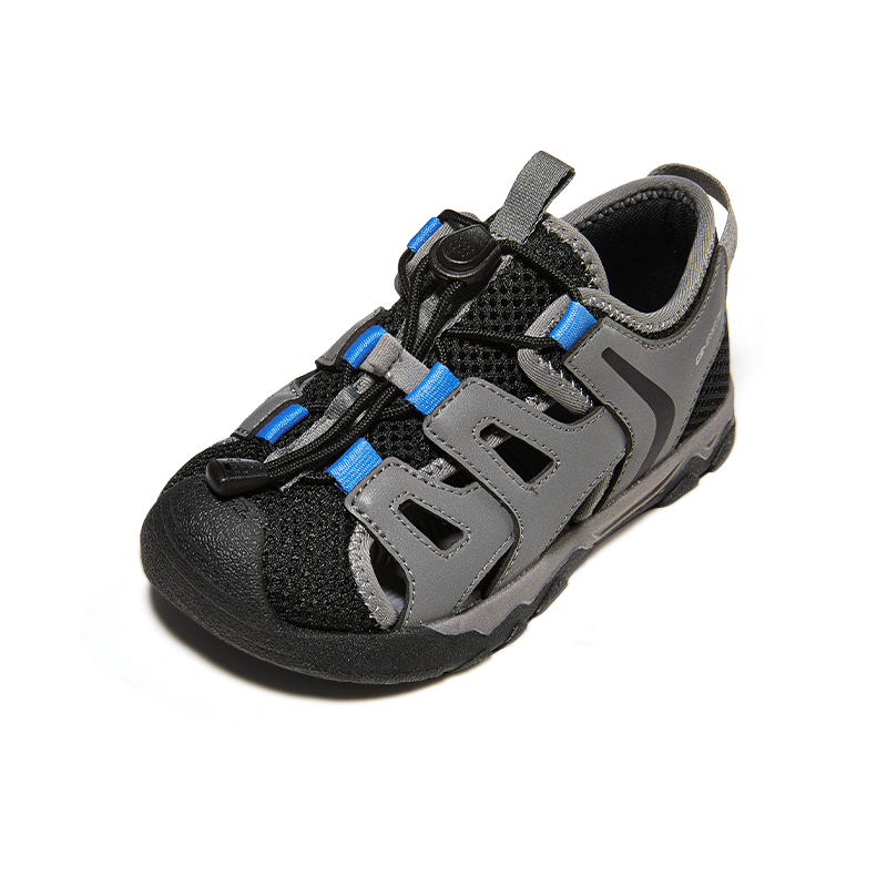 

Износостойкие, дышащие, легкие, амортизирующие, низкие детские туфли для младенцев и малышей GINOBLE, черный/серый