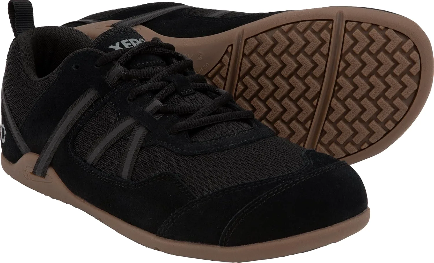 

Мужские кроссовки Xero Shoes Prio из замши для босого бега, черный