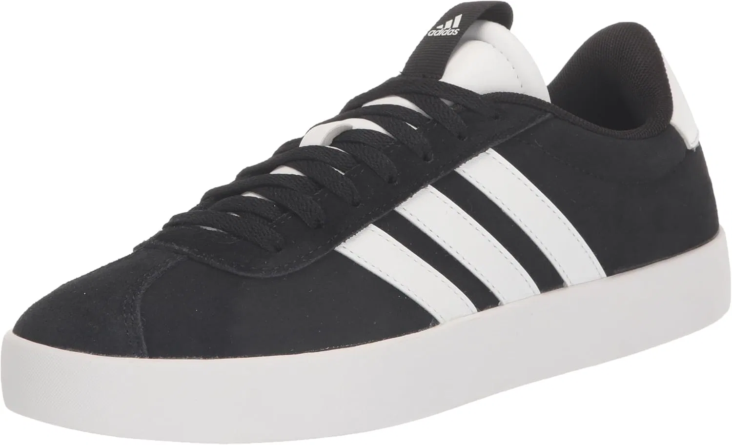 Кроссовки мужские leather, adidas, цвет Black/White/Black — фото 2